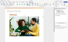 Screenshot of Microsoft Word with a photo in the document and applying alternative text to the image.