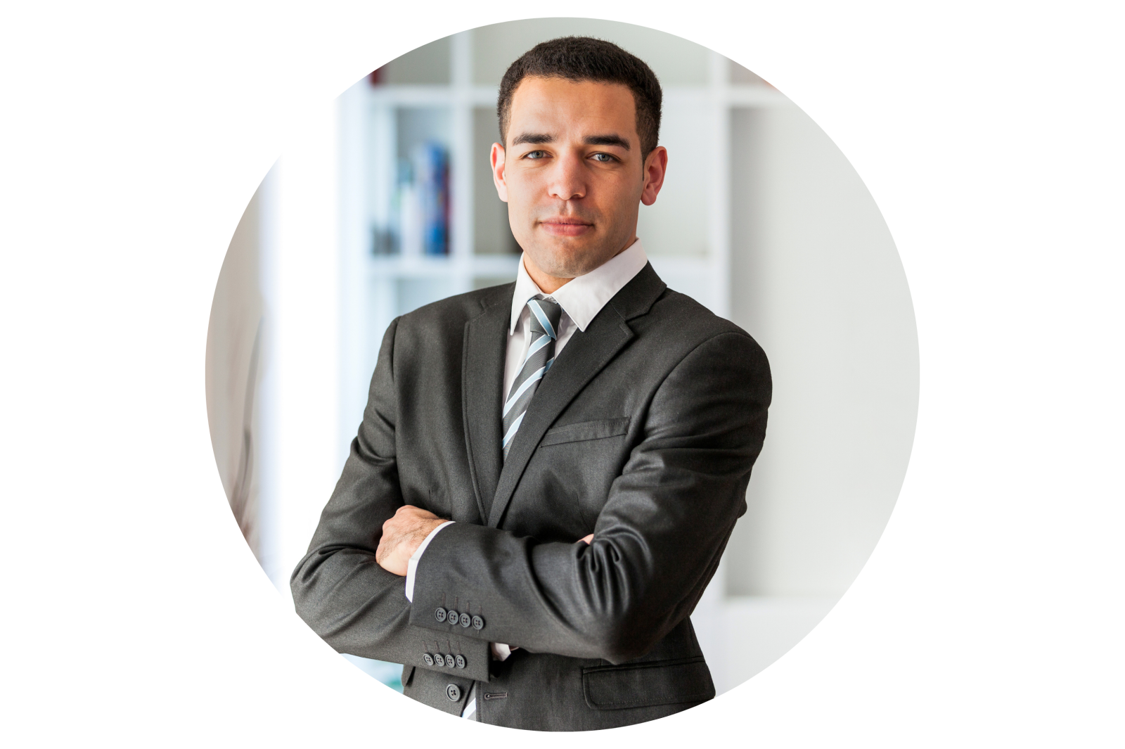 portrait of Jordan, a fictitious persona of a financial analyst