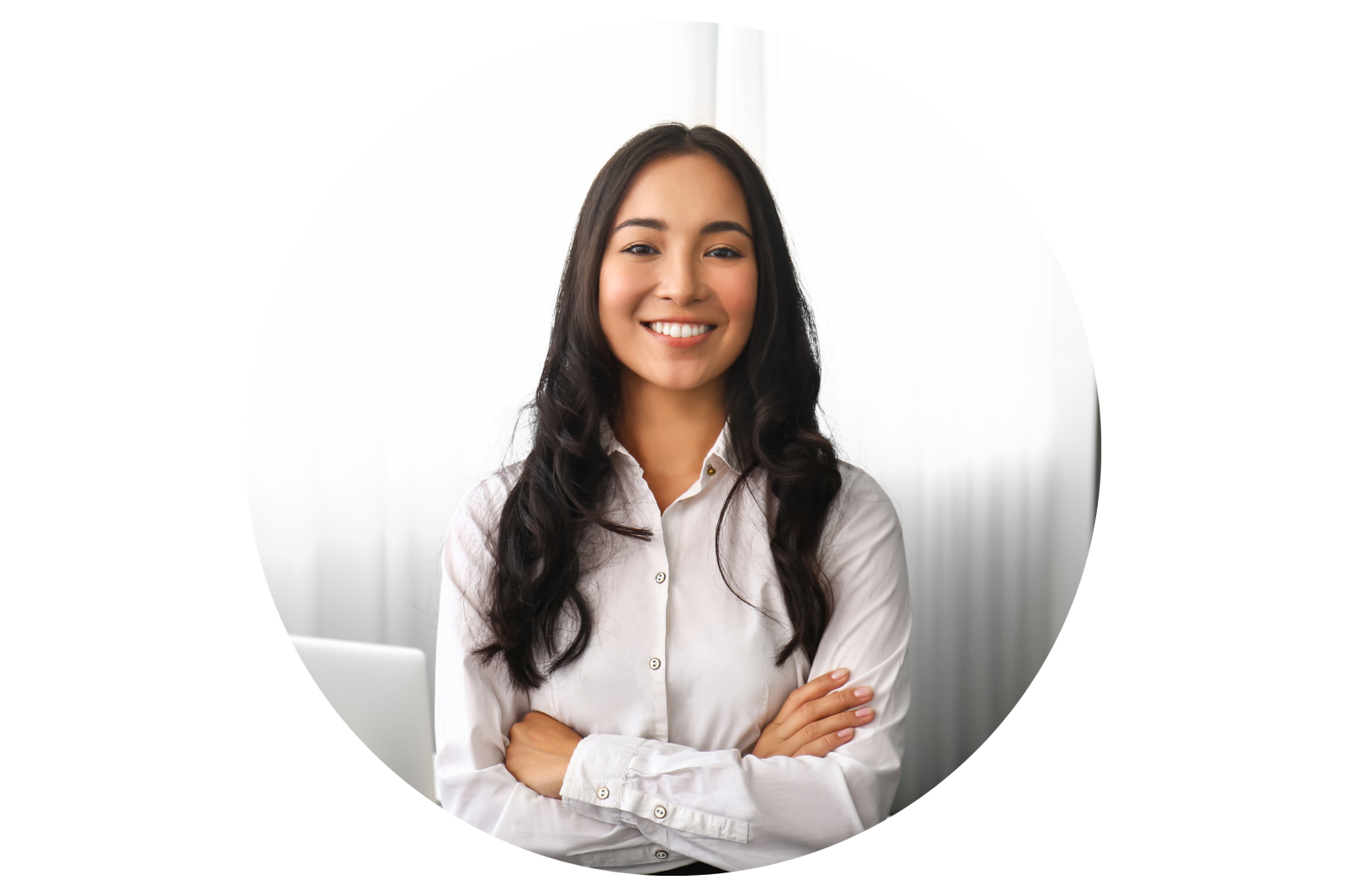 cricle portrait of Casey