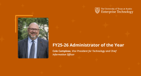 Cole Camplese; FY25-26 Administrator of the Year
