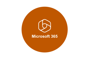Burnt Orange Icon representing Microsoft 365
