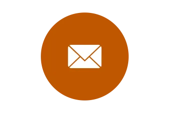 Burnt Orange Icon representing UT mail
