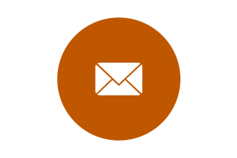 Burnt Orange Icon representing UT mail