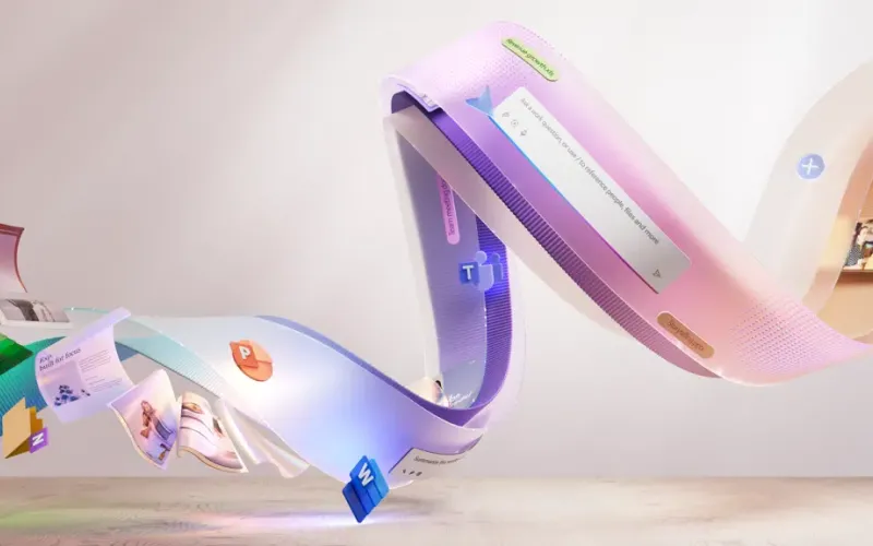 Digital illustration of the Copilot workstream.